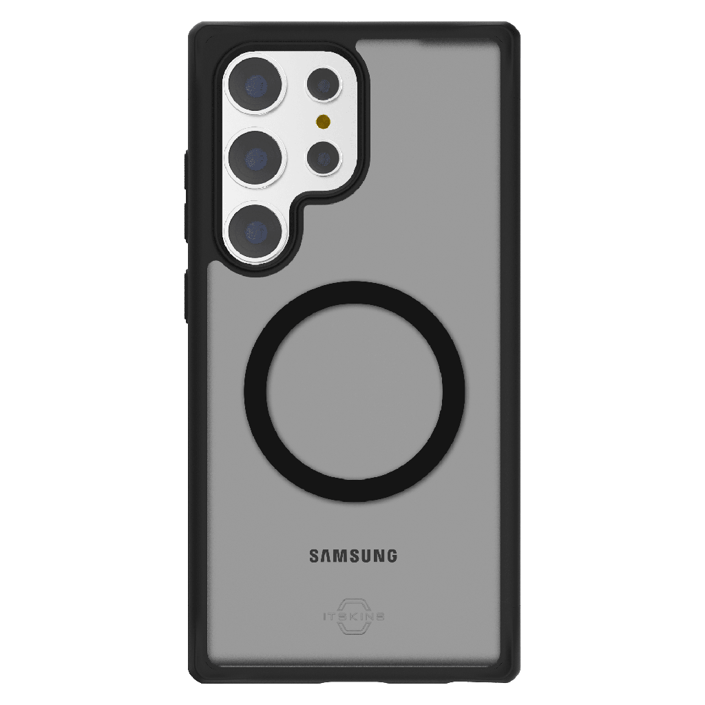 Itskins - Hybridr Frost Magsafe Case For Samsung Galaxy S24 Ultra - Black
