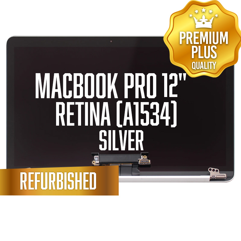 Complete LCD Assembly set for Macbook Pro Retina 12"  (A1534) - Refurbished (Silver)