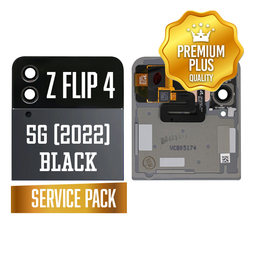 [LCD-ZFL4-OU-SP-BK] OLED Assembly (Outer) for Samsung Galaxy Z Flip 4 5G (2022) - Black (Service Pack)
