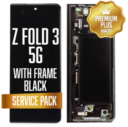 [LCD-ZFO3-WF-SP-BK] OLED Assembly (Inner) for Samsung Galaxy Z Fold 3 5G (2020) With Frame - Black (Service Pack)