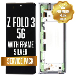 [LCD-ZFO3-WF-SP-SI] OLED Assembly (Inner) for Samsung Galaxy Z Fold 3 5G (2020) With Frame - Silver (Service Pack)