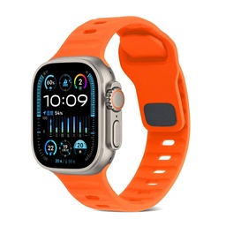 [CS-IW42-TSB-OR] Trendy Square Buckle Band for iWatch 42/44/45/49mm - Orange
