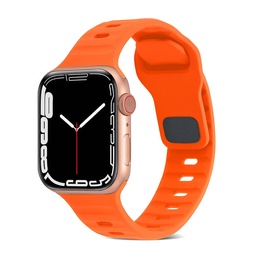 [CS-IW38-TSB-OR] Trendy Square Buckle Band for iWatch 38/40/41mm - Orange
