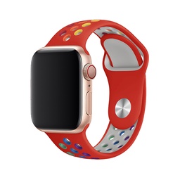[CS-IW38-ASB-RDRN] Active Sports Band for iWatch 38/40/41mm - Red Rainbow