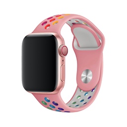 [CS-IW38-ASB-PNRN] Active Sports Band for iWatch 38/40/41mm - Pink Rainbow