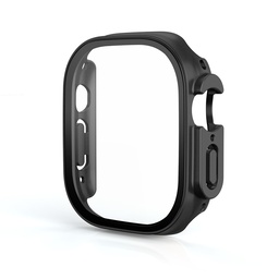 [CS-IW49-HPT-GY] Hard PC Case with Tempered Glass For iWatch 49mm - Gray