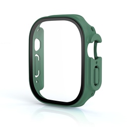 [CS-IW49-HPT-GR] Hard PC Case with Tempered Glass For iWatch 49mm - Green