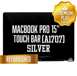 [LCD-MB-A1707-SI] Complete LCD Assembly set for Macbook Pro Touch Bar 15"  (A1707) - Refurbished (Silver)