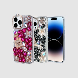 Diamond Flower Case for iPhone 15