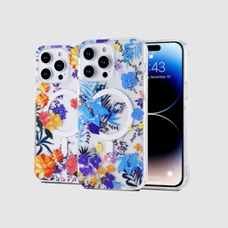 Flower Case with Magsafe for iPhone 15