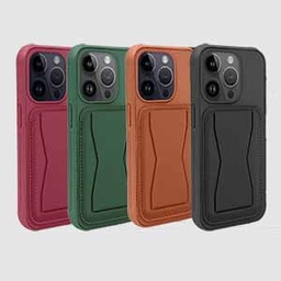 Modern PU Card Case with Stand for iPhone 15 Plus / 14 Plus
