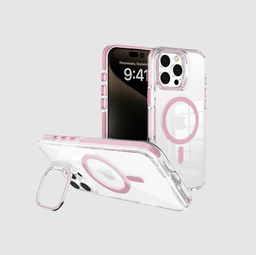 Crystal Camera Stand Case with Magsafe for iPhone 16 Plus