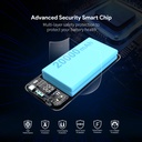 ESOULK 20000mAh PD 45W Built-in USB-C Cable Power Bank (6/24) Fast Charging