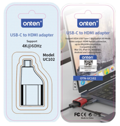Onten USB-C to HDMI Adapter (4K@60Hz)