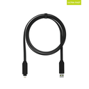 Rolling Square Incharge X Max 6 Cables in 1 (input: USB and USB-C; Output: USB-C and lightening) - Black