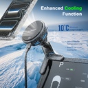 Esoulk Qi2.2 Cooling Magnetic Wireless Car Charger For Tesla (3 ft) (25W) 