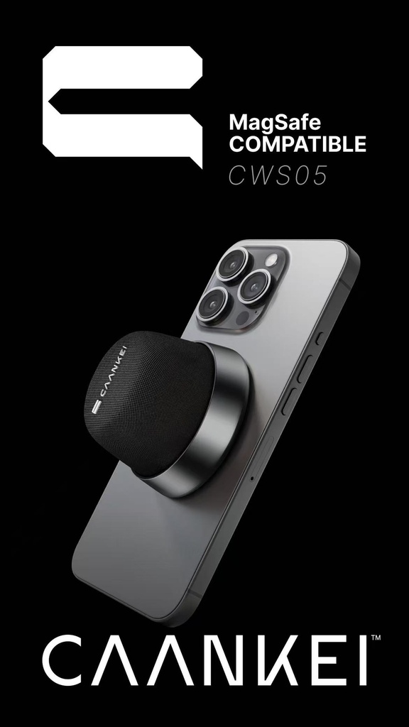 CAANKEI CWS05 Magnetic Wireless Bluetooth Speaker –  Black
