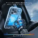 Esoulk EK6013-02 25W Qi2.2 Cooling Magnetic Wireless Air Vent Car Charger (Black)