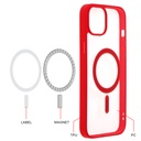 Hard Shell Wireless Charging Case for iPhone 12 / 12 Pro - Red