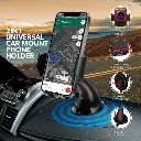 RCA CM-12 3-in-1 Wireless Car Charger & Phone Holder for Dashboard & Windshield