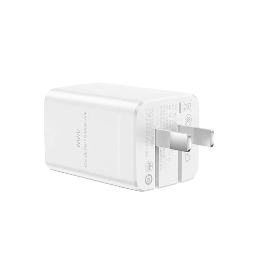 WiWU Essen Wi-G036 45W GaN Fast Charge Travel Adapter (White)