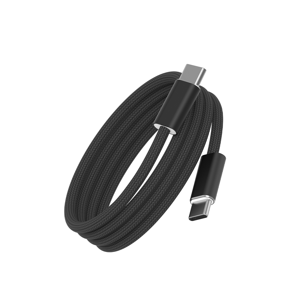 WiWU Essen Wi-C101 240W USB-C to USB-C Braided Cable 1.5m (Black)