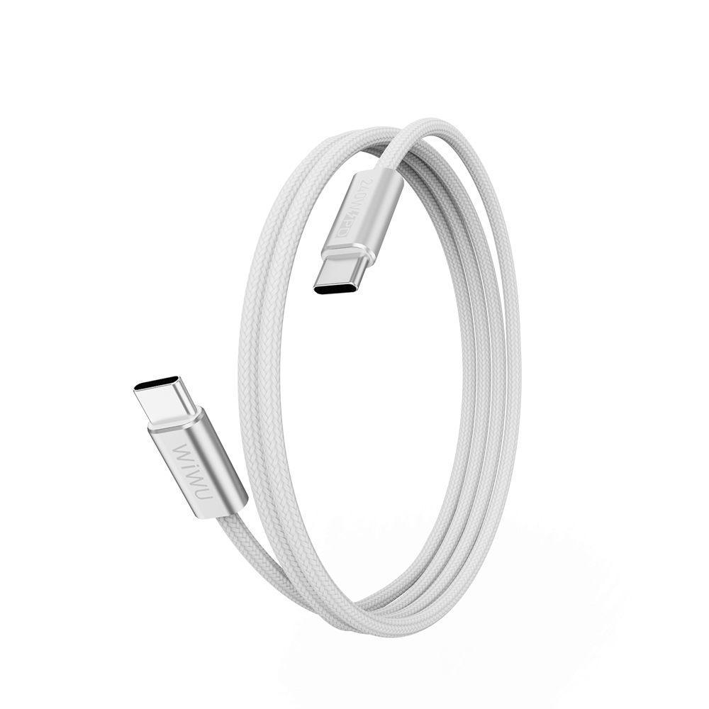 WiWU Essen Wi-C101 240W USB-C to USB-C Cable (White)