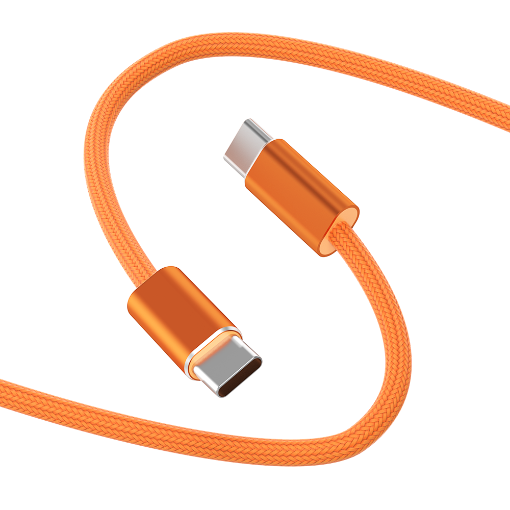 WiWU Essen Wi-C101 240W USB-C to USB-C Cable (Orange)