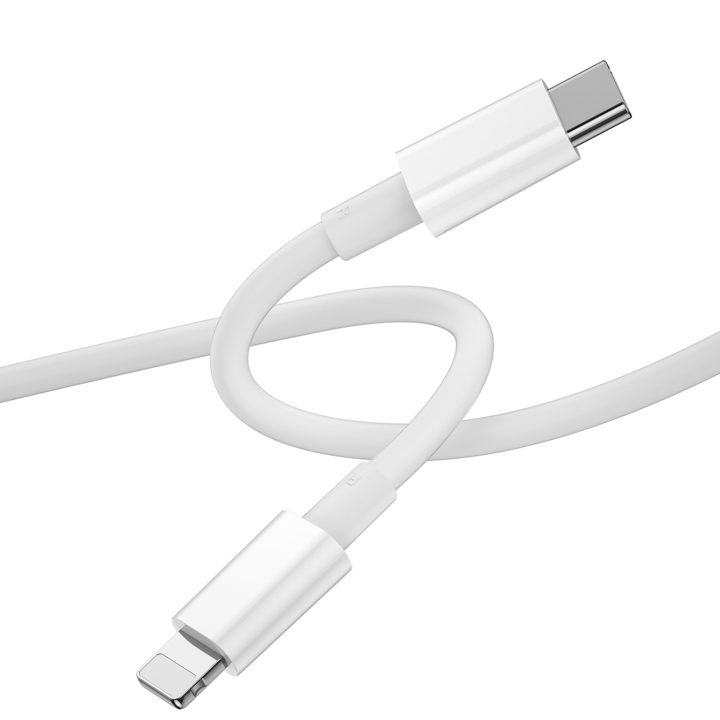 WiWU Classic Wi-C008 30W USB-C to Lightning Cable 1.2m (White)