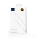 WiWU Classic Wi-C008 30W USB-C to Lightning Cable 1.2m (White)