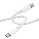 WiWU Classic Wi-C008 100W USB-C to USB-C Cable 1.2m (White)