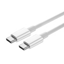WiWU Classic Wi-C008 100W USB-C to USB-C Cable 1.2m (White)