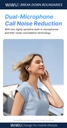 WiWU T31 ENC Wireless Earbuds (BT 5.3, 4-Mic ENC, IPX4) (Black)
