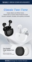 WiWU T31 ENC Wireless Earbuds (BT 5.3, 4-Mic ENC, IPX4) (Black)