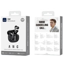 WiWU T32 ENC Plus Wireless Earbuds (BT 5.4, 32dB ANC + ENC, IPX4) (Black)