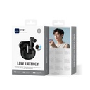 WiWU T36 Gaming Buds Wireless Earbuds (BT 6.0, ANC + ENC, Low Latency) (Black)