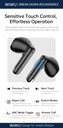 WiWU T38 Self-Adaptive ANC Wireless Earbuds (BT 6.0) (Black)
