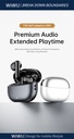 WiWU T38 Self-Adaptive ANC Wireless Earbuds (BT 6.0) (Black)