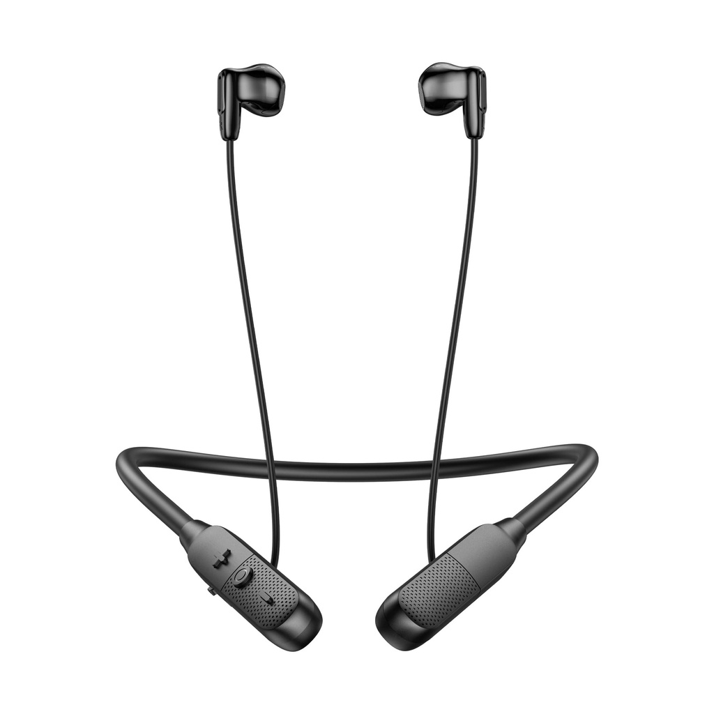 WiWU Freelance GB07 Neckband Bluetooth Earphones (20H, Type-C) (Black)