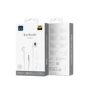 WiWU EB303 Type-C Wired Earphones with Mic (White)