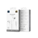 WiWU EB318 Type-C Stereo Wired Earbuds with Mic (White)
