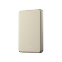 WiWU Ultra Thin P15 5000mAh Magnetic Wireless Power Bank (20W + 15W MagSafe) (Titanium Gold)