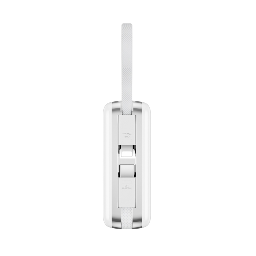 WiWU 3-in-1 Mag Plus XF17 10000mAh Magnetic Power Bank (15W Wireless) (White)