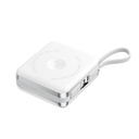WiWU 3-in-1 Mag Plus XF17 10000mAh Magnetic Power Bank (15W Wireless) (White)