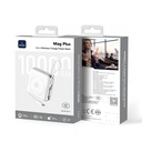 WiWU 3-in-1 Mag Plus XF17 10000mAh Magnetic Power Bank (15W Wireless) (White)