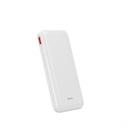 WiWU Essen P-08B 10000mAh Power Bank (Built-in Cables) (White)