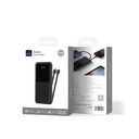 WiWU Essen Wi-P081 10000mAh Power Bank 22.5W (USB-C/USB-A, 3C Certified) (Black)