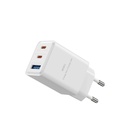 WiWU Cube Wi-G026 67W GaN Fast Charger (2x USB-C + USB-A) (White)