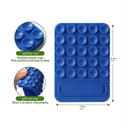 Octogrip Silicone Suction Grip Bracket (Phone Adhesive Mount) - Blue