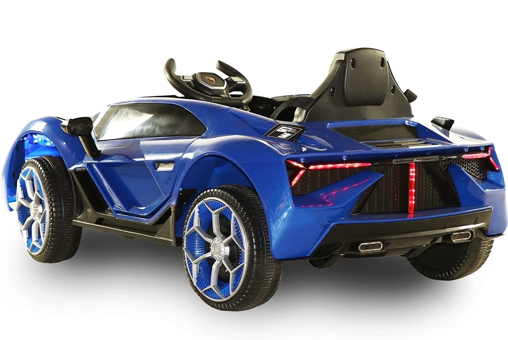 12V Kids Electric Car - Licensed Lamborghini - Blue (PLUS SHIPPING)